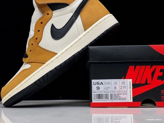 Air High Retro 1 Year OG of the 555088-700 Jordan Rookie 1026